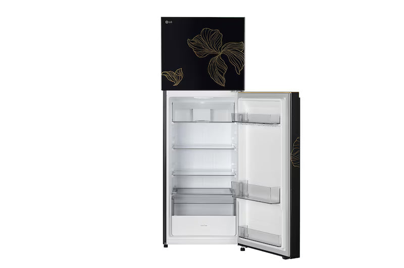 LG | 2 STAR | 246LTR | DOUBLE FRIDGE | SMART INVERTER COMPRESSOR | GL-T2526WWRO RADIANT ONYX