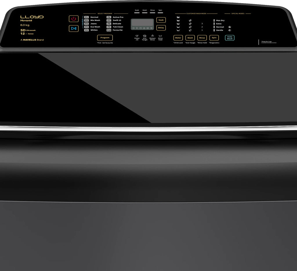 LLOYD | 5 STAR | 8 KG | FULLY AUTOMATIC | TOP LOAD | GLWT805N52EB