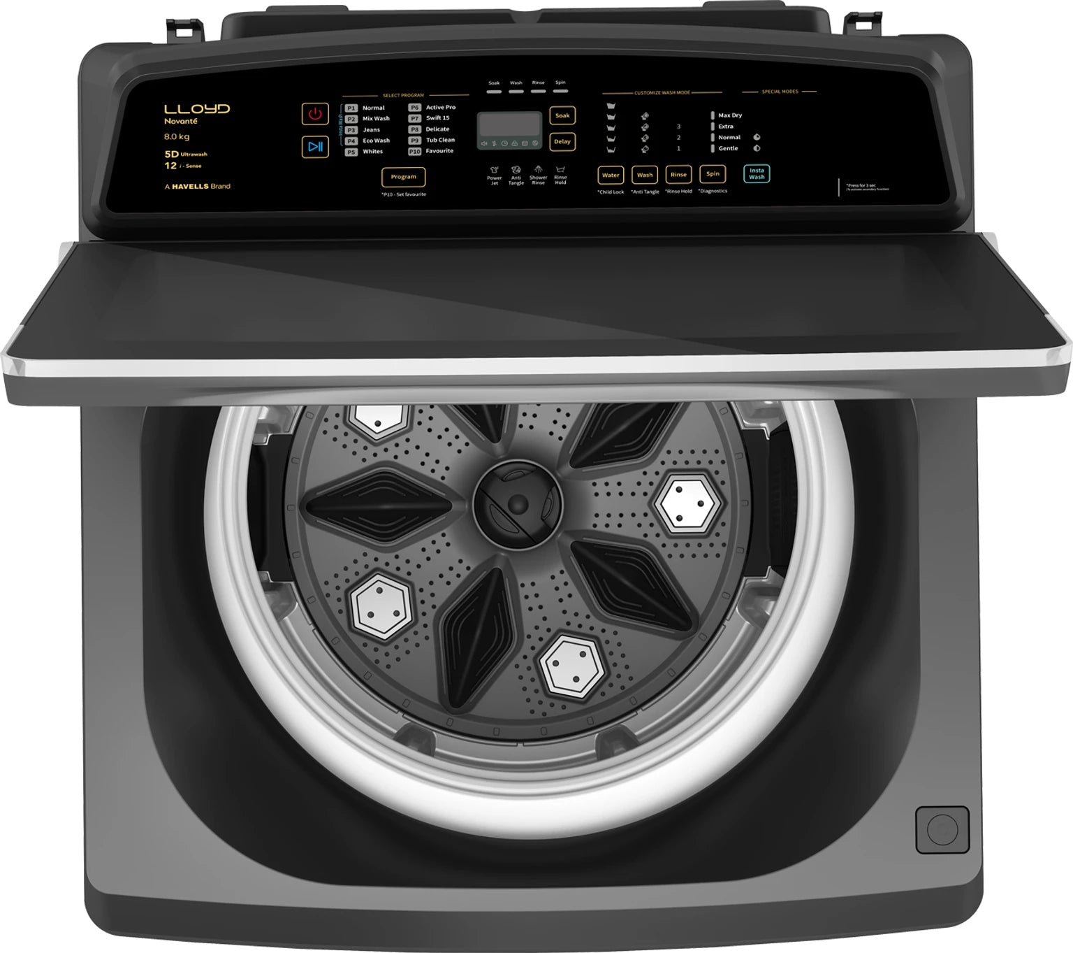 LLOYD | 5 STAR | 8 KG | FULLY AUTOMATIC | TOP LOAD | GLWT805N52EB