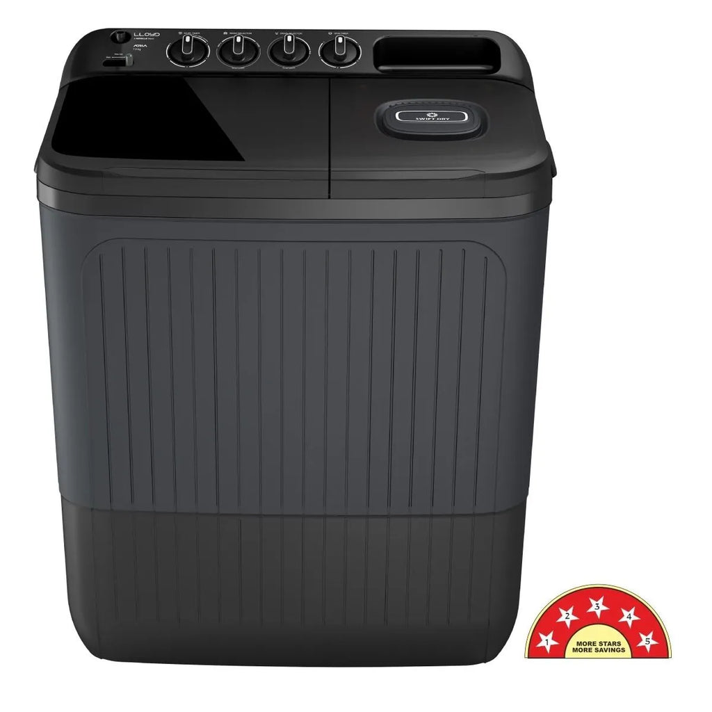 LLOYD | 5 STAR | 7KG | SEMI AUTOMATIC | GLWS705ARDVG VIBRANT GREY