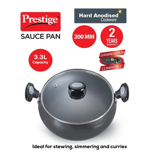 PRESTIGE | COOKWARE |LIFETIME  HA BASE |SAUCE PAN|200 MM