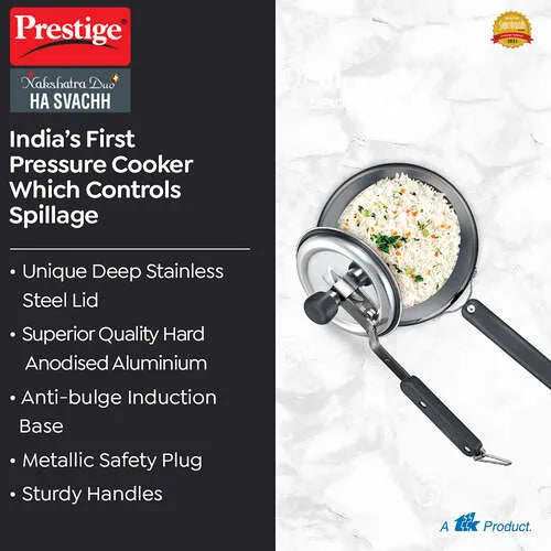 PRESTIGE | COOKER |NAKSHTRA PLUS |SVACHH HA DUO 2L |PR CKR