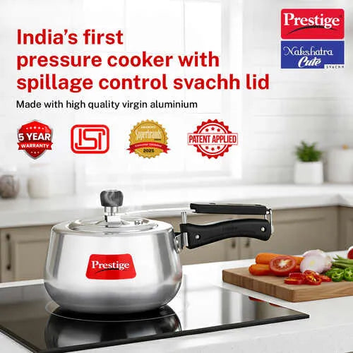 PRESTIGE | COOKER |NAKSHATRA CUTE |SVACHH ALU |PR COOKER 3 L