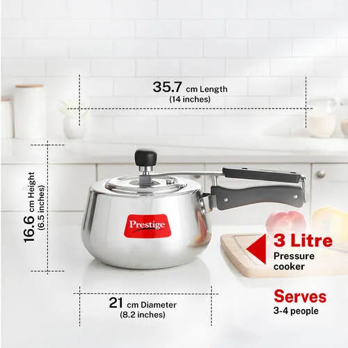 PRESTIGE | COOKER |NAKSHATRA CUTE |SVACHH ALU |PR COOKER 3 L
