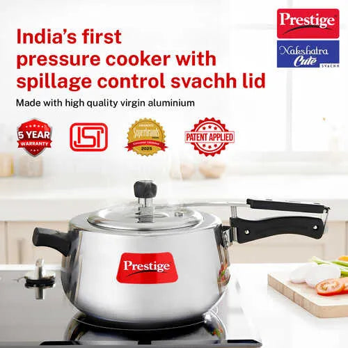 PRESTIGE | COOKER |NAKSHATRA CUTE |SVACHH ALU |PR COOKER 5 L