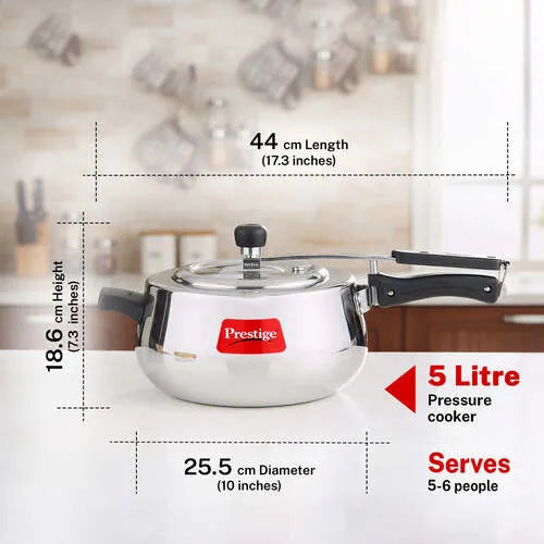 PRESTIGE | COOKER |NAKSHATRA CUTE |SVACHH ALU |PR COOKER 5 L