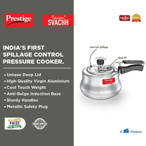 PRESTIGE | COOKER |NAKSHATRA PLS |SVACHH AL |PR CKR HANDI 3L