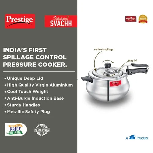 PRESTIGE | COOKER | NAKSHATRA PLS |SVACHH AL PR CKR |HANDI 5L