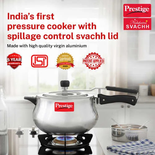 PRESTIGE | COOKER |NAKSHATRA PLS |SVACHH AL PR CKR |HANDI 6.5L