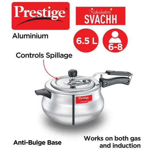 PRESTIGE | COOKER |NAKSHATRA PLS |SVACHH AL PR CKR |HANDI 6.5L