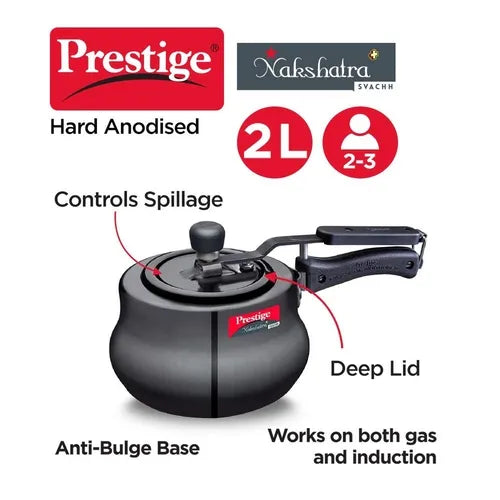 PRESTIGE | COOKER |NAKSHATRA PLS |SVACHH HA PR CKR |HANDI 2L