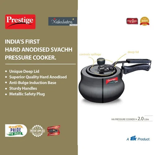 PRESTIGE | COOKER |NAKSHATRA PLS |SVACHH HA PR CKR |HANDI 2L