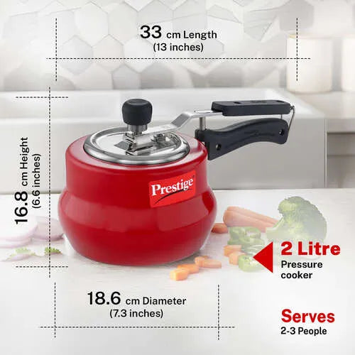 PRESTIGE | COOKER |NAKSHATRA PLS |SVACHH RED PR CKR |HANDI 2L