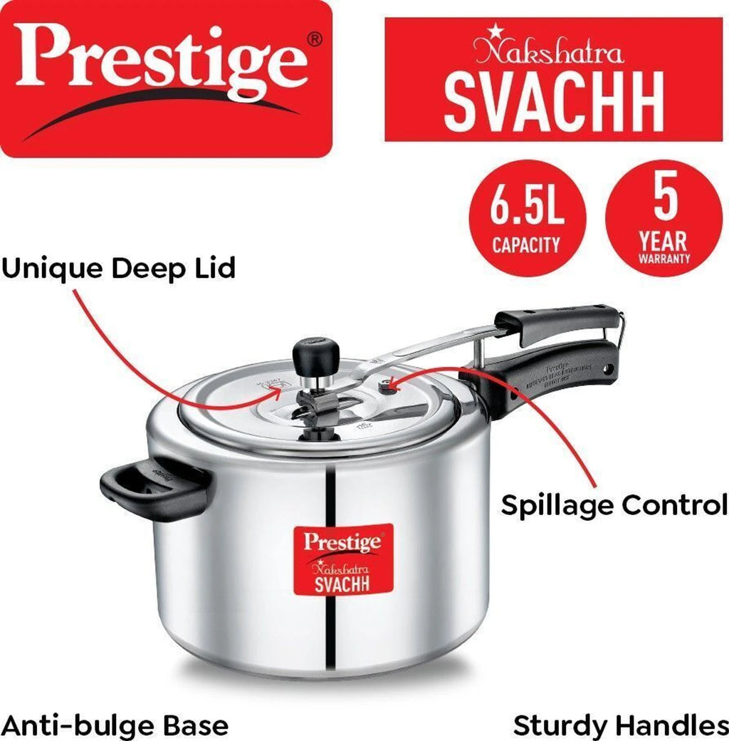 PRESTIGE | COOKER |NAKSHATRA SVACHH |AL PR COOKER | ST WAL 6.5L