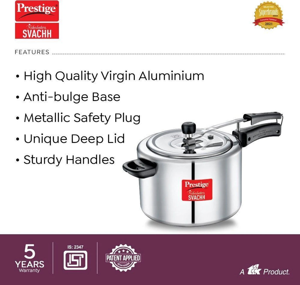 PRESTIGE | COOKER |NAKSHATRA SVACHH |AL PR COOKER | ST WAL 6.5L