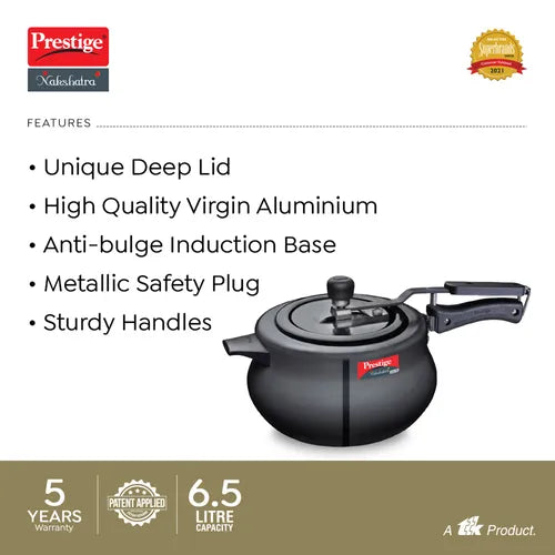 PRESTIGE | COOKER |NAKSHATRA PLS |SVACHH HA PR CKR |HANDI 6.5L