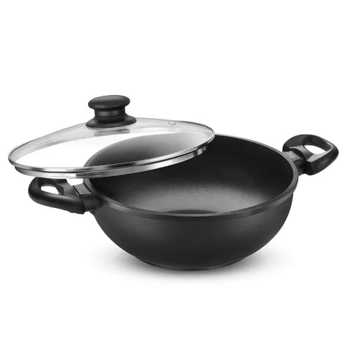 PRESTIGE | NON STICK COOKWARE |OMEGA DIE CAST PLUS |DIA 240MM |KADAI