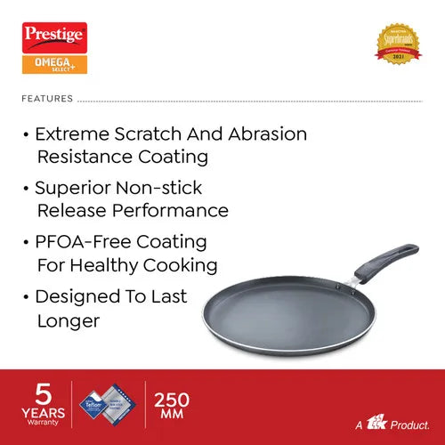 PRESTIGE | NON STICK TAWA|OMEGA SLT PLUS |OT 250