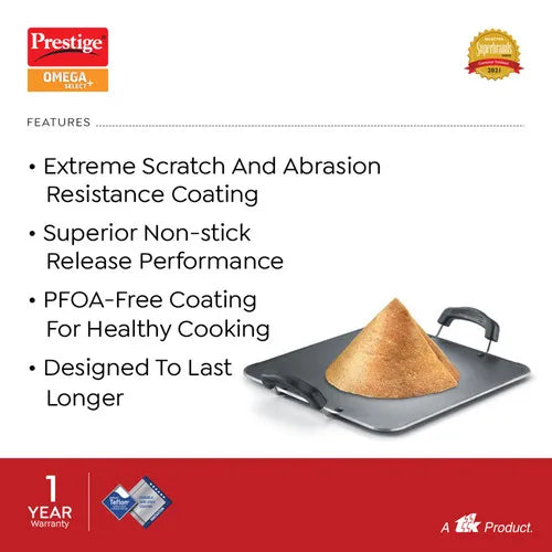 PRESTIGE | NON STICK SQUARE TAWA |OMEGA SLT PLUS |SQUARE TAWA