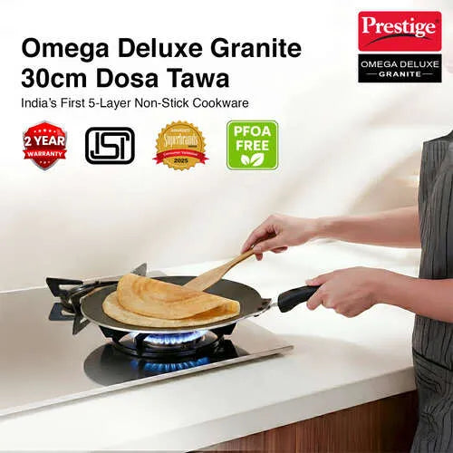 PRESTIGE | NON STICK COOKWARE |OMEG GRANITE DIA - 300 |DOSA TAWA |COKWARE
