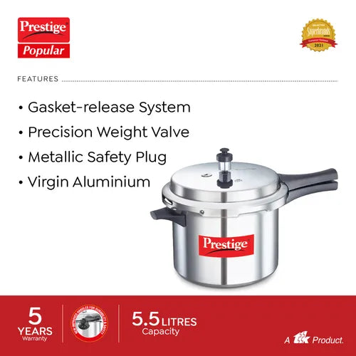 PRESTIGE | COOKER | POP 5.5 L |ALU COOKER