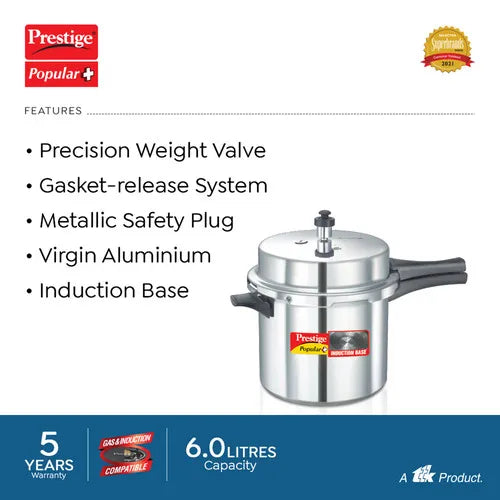 PRESTIGE | COOKER |POP PLUS 6 L | ALU COOKER