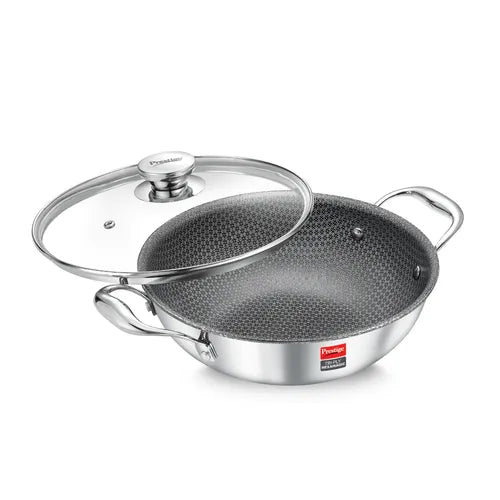 PRESTIGE | COOKWARE |200 KADAI TRIPLY |CW HEXAMAGIC