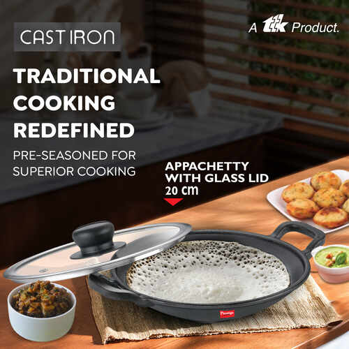 PRESTIGE | COOKWARE |CAST IRON |APPACHETTY |200 WGL