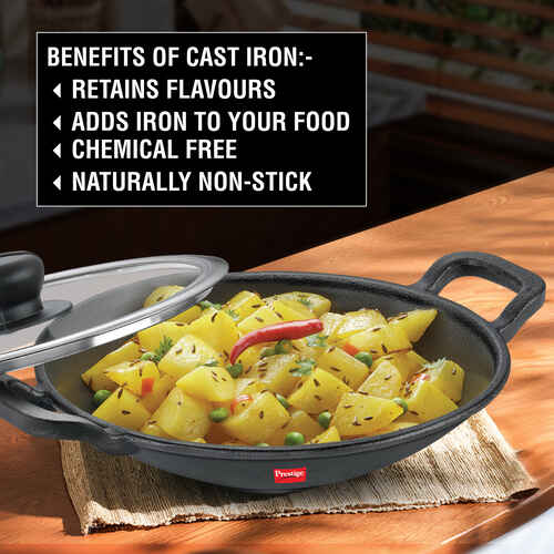 PRESTIGE | COOKWARE |CAST IRON |APPACHETTY |200 WGL