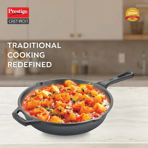 PRESTIGE | COOKWARE |CAST IRON |FRY PAN 250 MM| WO LID