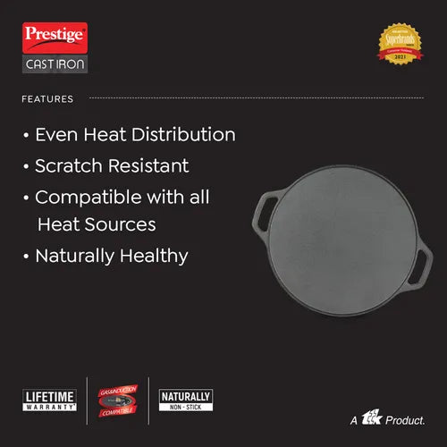 PRESTIGE | COOKWARE |CAST IRON |TAWA 300 DIA |DOSA TAWA
