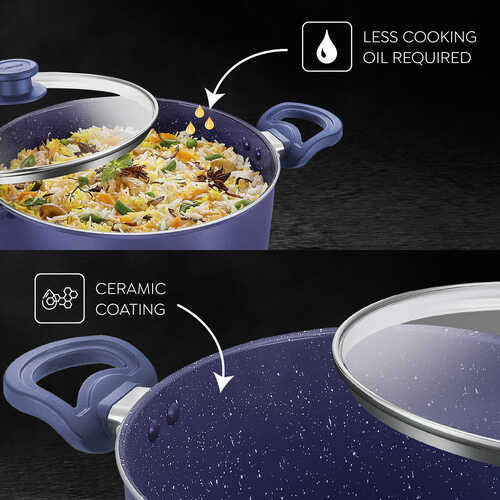 PRESTIGE | NON STICK COOKWARE |CERAGLIDE |NSTK CASRL |20CM GL BL