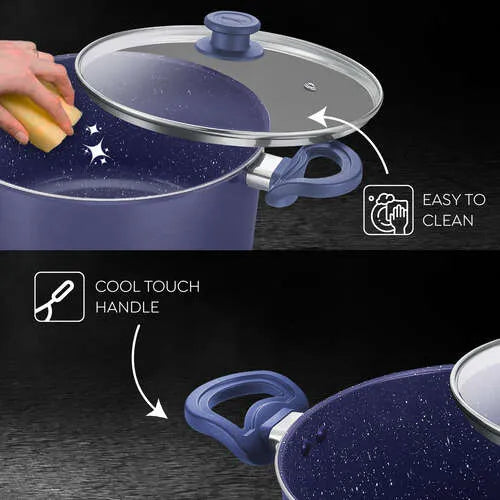 PRESTIGE | NON STICK COOKWARE |CERAGLIDE |NSTK CASRL |24CM GL BL