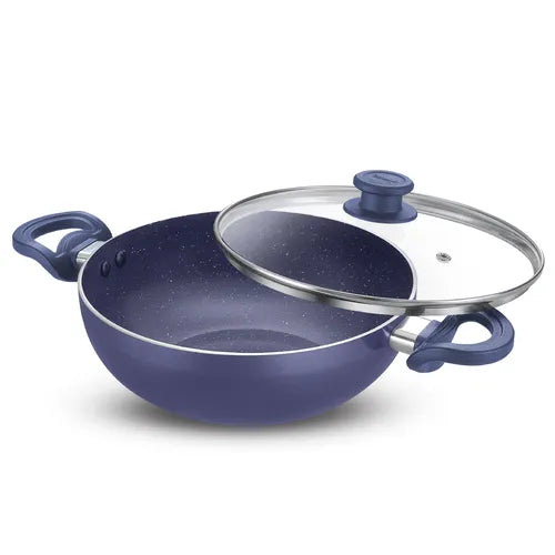 PRESTIGE | NON STICK COOKWARE |CERAGLIDENSTK |DP KADAI |24CM GL BL