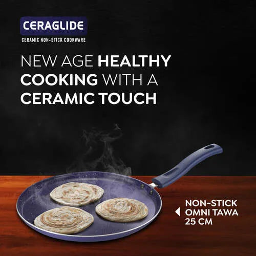 PRESTIGE | NON STICK COOKWARE |CERAGLIDE |NSTK  OT |25CM BLUE