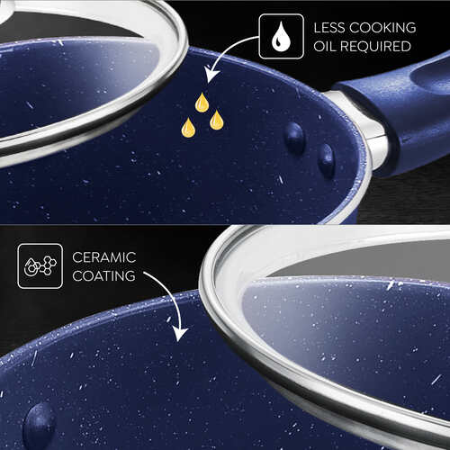 PRESTIGE | NON STICK COOKWARE |CERAGLIDE |NSTK SP 16CM |WGL BLUE