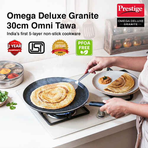 PRESTIGE | NON STICK COOKWARE |DLX GRANITE |OMNI-TAWA 300