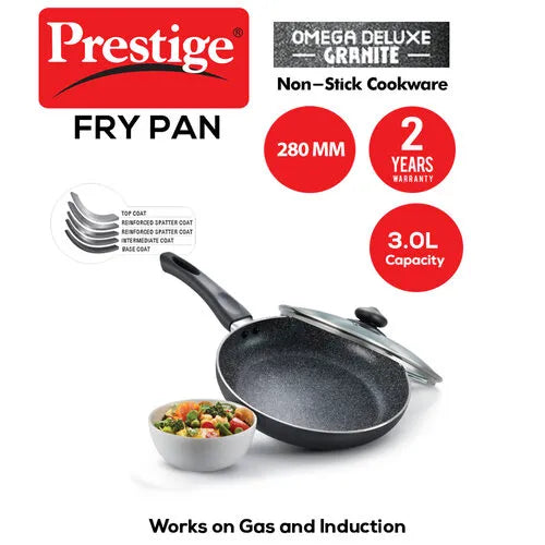 PRESTIGE | NON STICK COOKWARE |DLX GRANITE |FRYPAN 280 WL