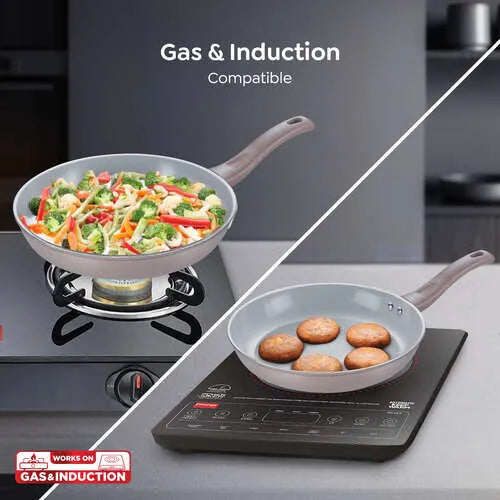 PRESTIGE | NON STICK COOKWARE |GREY CERAMIC  |FRYPAN 18CM