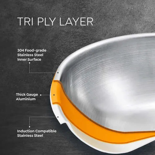 PRESTIGE | COOKWARE |SPLENDOUR TRI PLY |TASLA 6 PC SE