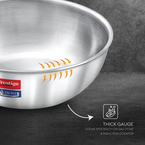 PRESTIGE | COOKWARE |SPLENDOUR TRI PLY |TASLA 6 PC SE
