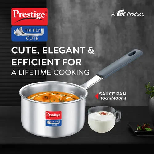 PRESTIGE | COOKWARE |TRIPLY CUTE 10CM |SAUCE PAN