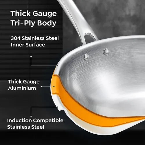 PRESTIGE | COOKWARE |TRIPLY SPLENDID |20CM FRY PAN