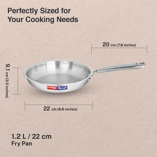 PRESTIGE | COOKWARE |TRIPLY SPLENDID |22CM FRY PAN WL