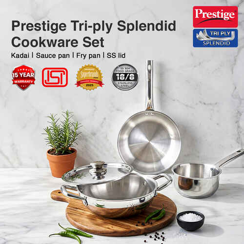 PRESTIGE| COOKWARE| SPLENDID TRIPLY| BYK SET