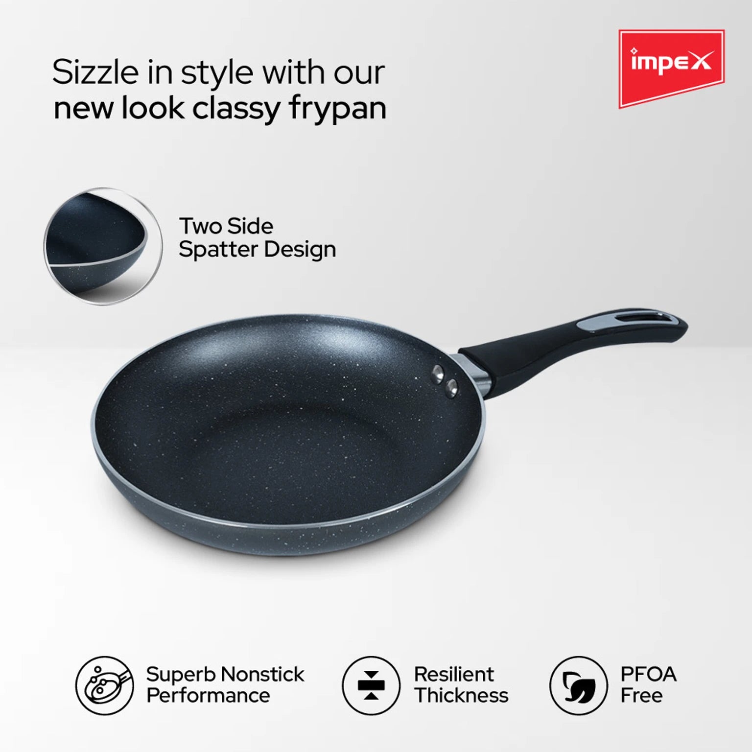 IMPEX | ROYAL GRANITE | FRY PAN | 28 cm | IB (RFP28G)
