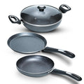 IMPEX | ROYAL GRANITE | COOKWARE | 4PCS SET | (RKTF 24G)