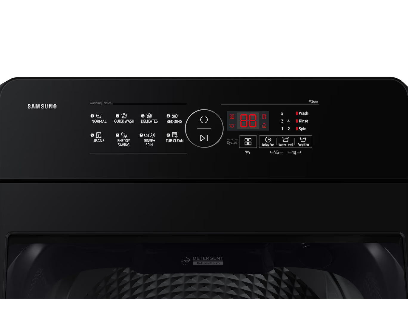 SAMSUNG | 5 STAR | 8 KG | FULLY AUTOMATIC | TOP LOAD | WA40F08D1CTL