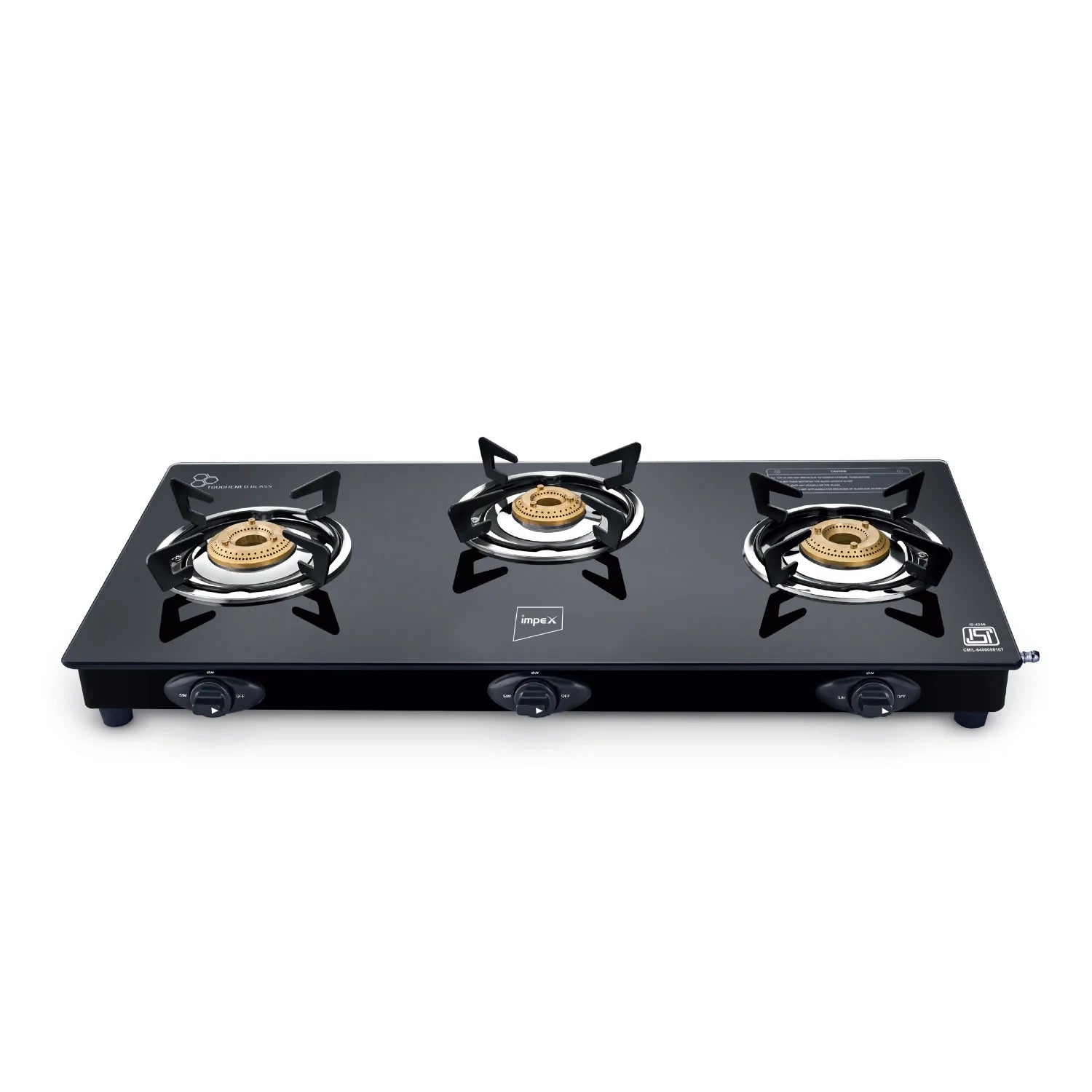 IMPEX | GLASS TOP | GAS STOVE | (SPECTA 3B NEO)