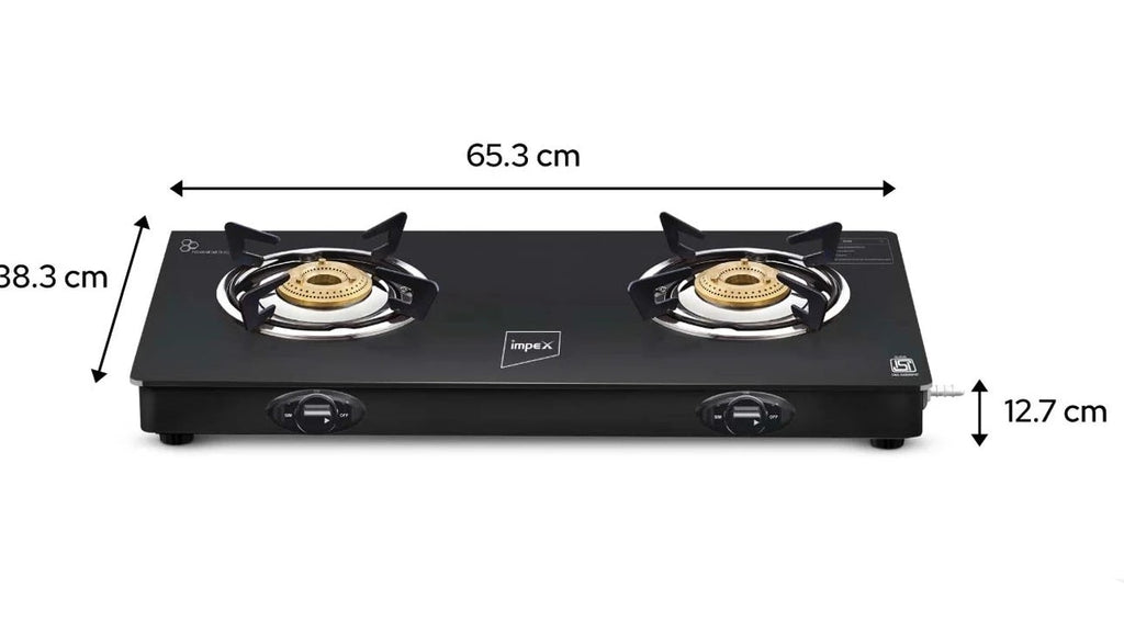 IMPEX | GLASS TOP | GAS STOVE | (SPECTA 2B NEO)